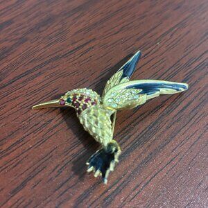 Vintage Boucher Hummingbird Brooch